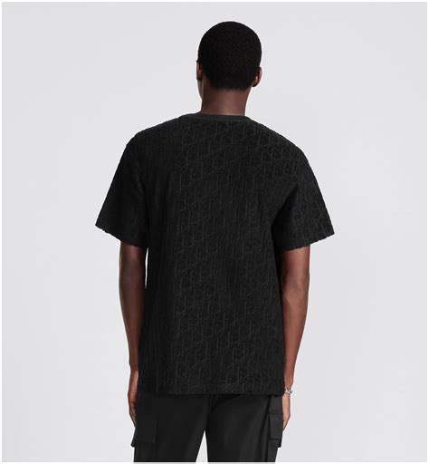 dior oblique relaxed-fit t-shirt black